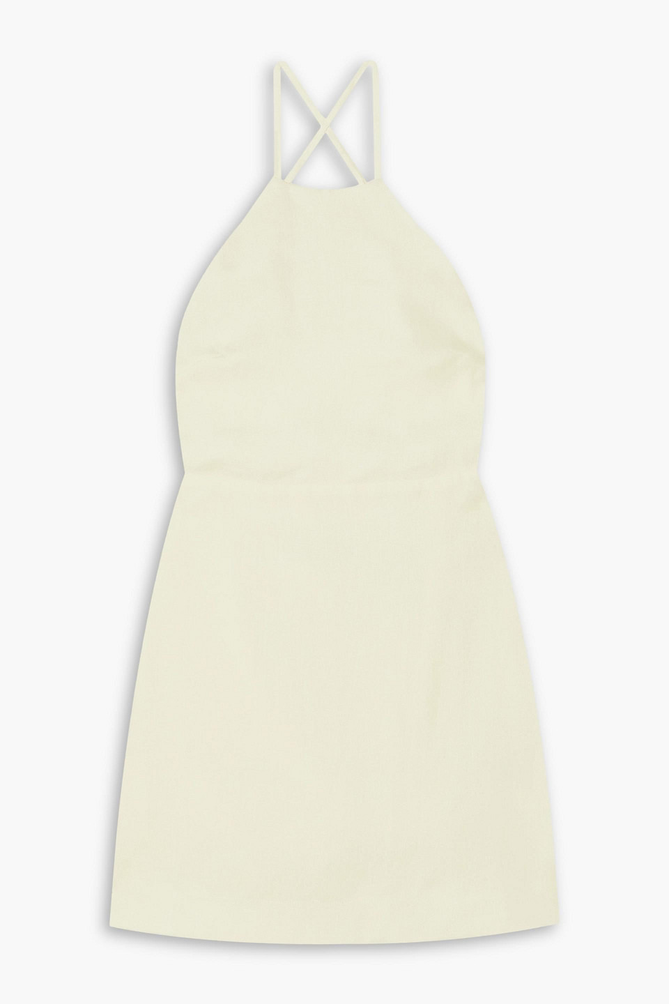 Summerland backless linen mini dress