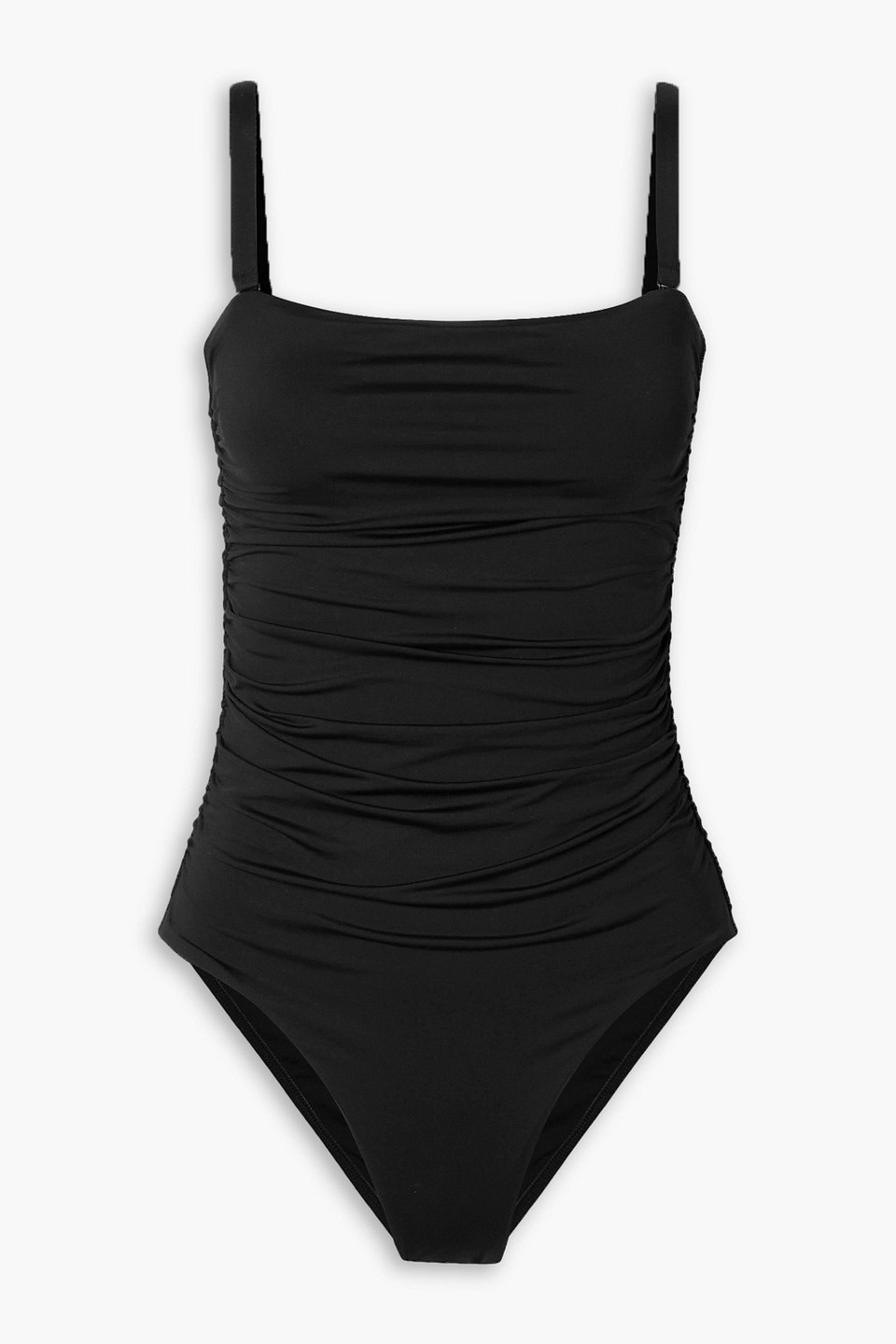 Bondi Born Raya Ruched Swimsuit In Black