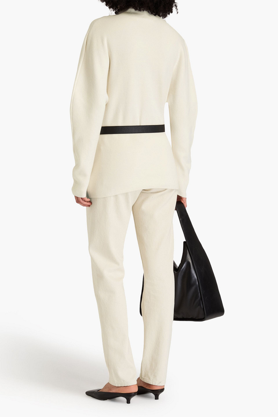 ANOTHER TOMORROW WOOL TURTLENECK SWEATER