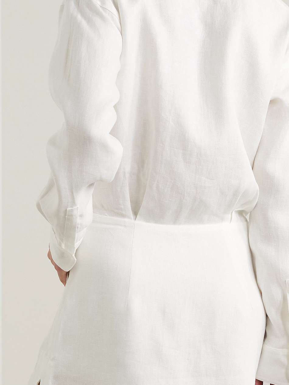 menton linen mini dress