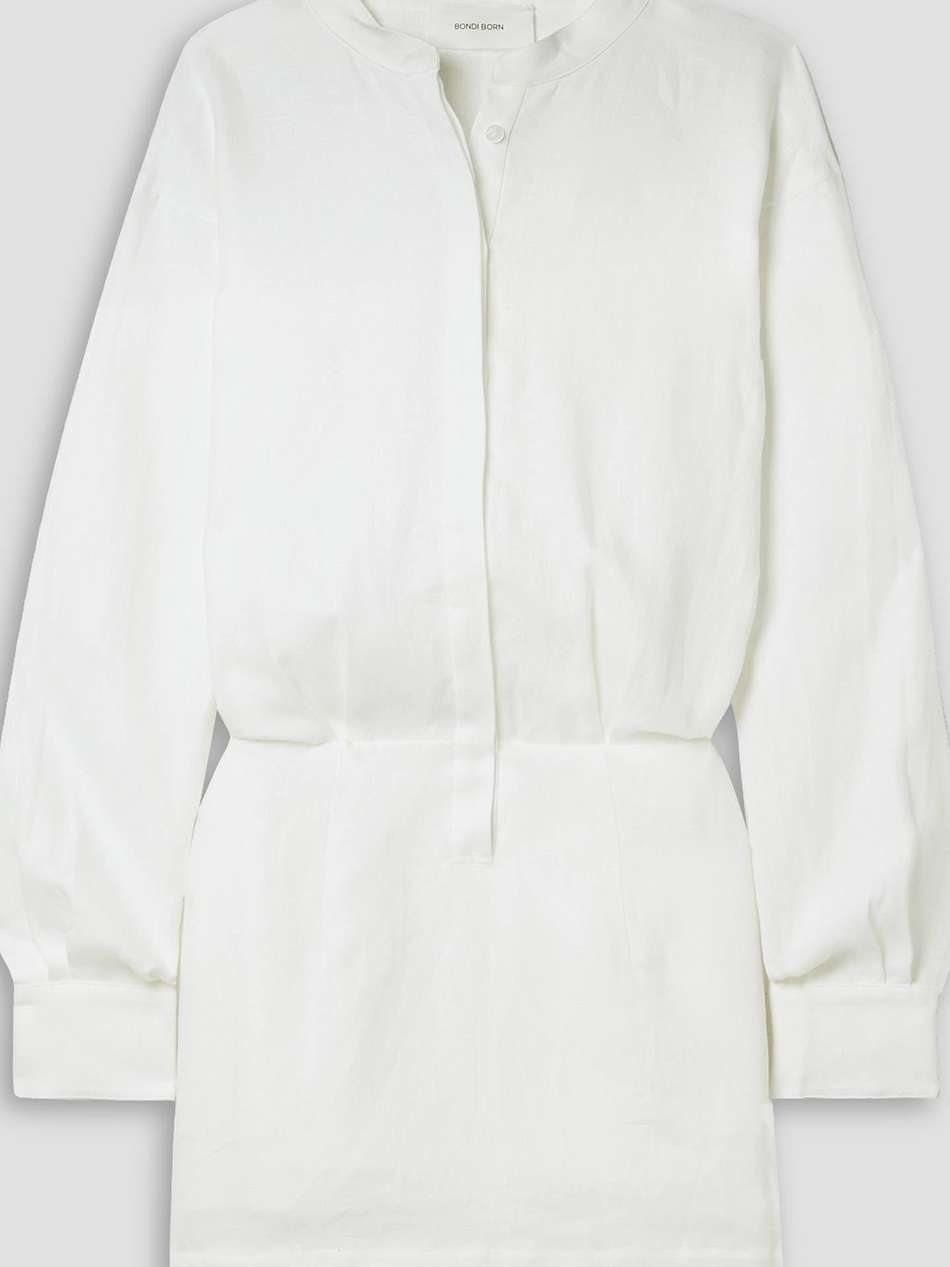 menton linen mini dress