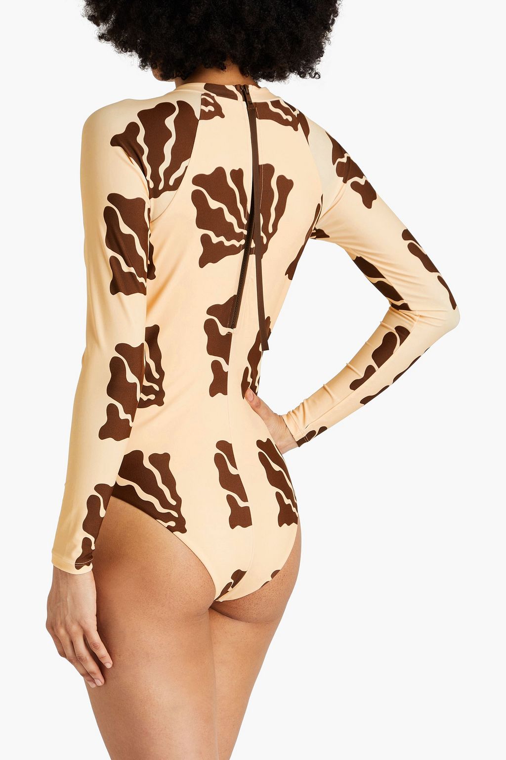 ABYSSE Ama printed  swimsuit