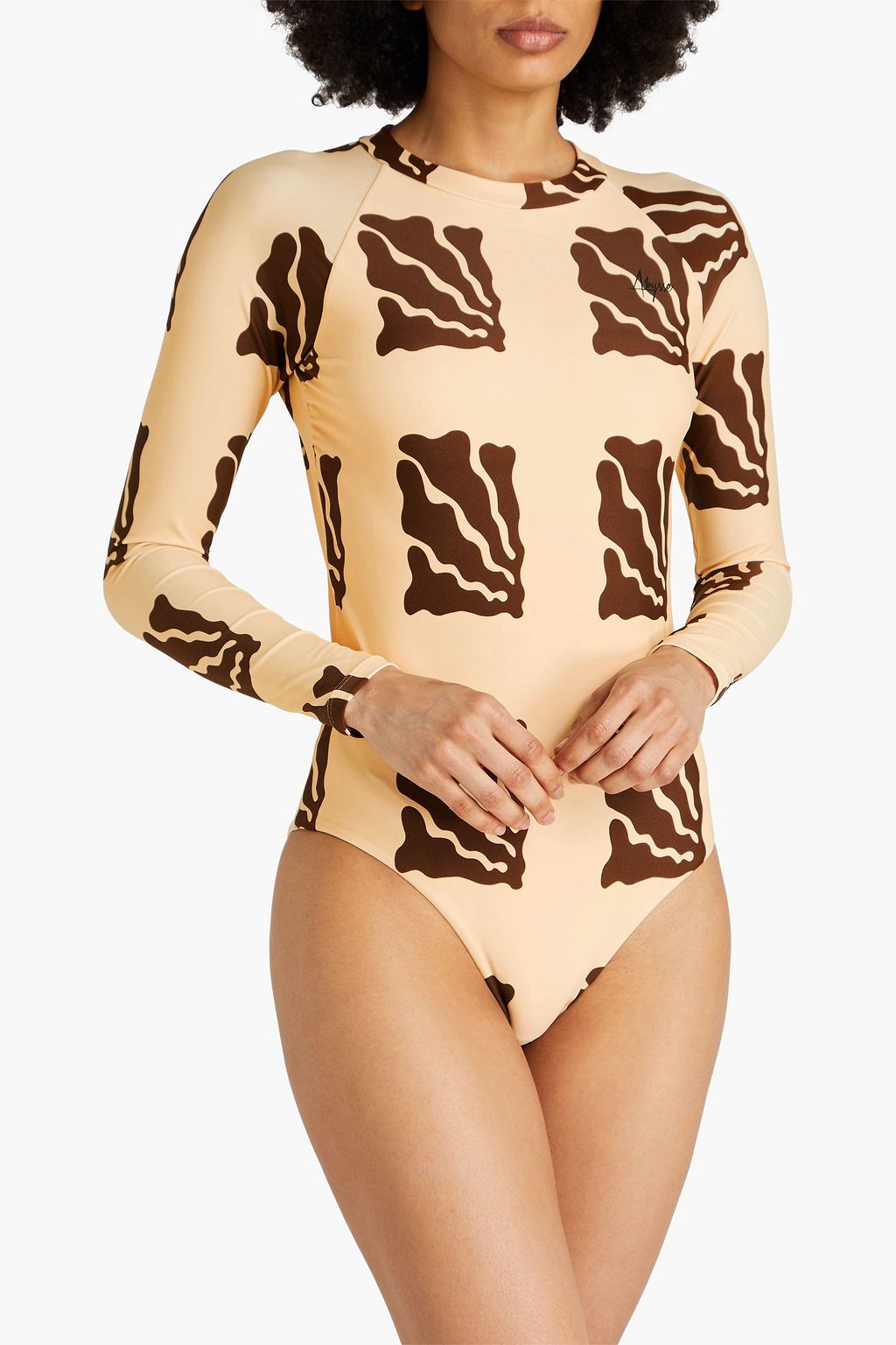 ABYSSE Ama printed  swimsuit
