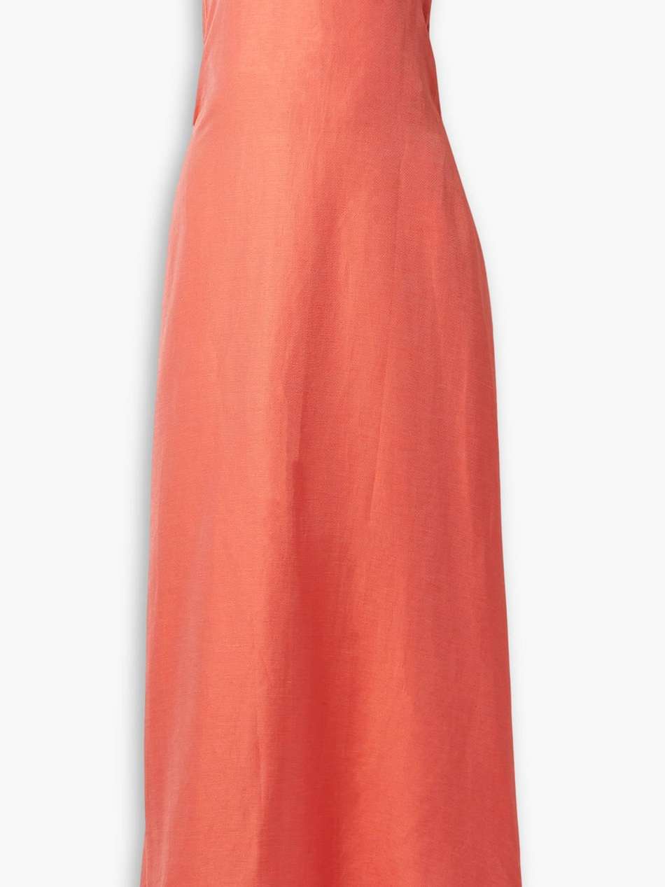 montenegro strapless woven maxi dress