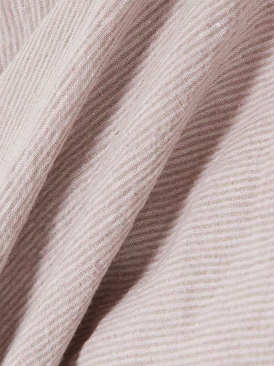 petra open-back striped linen maxi dress