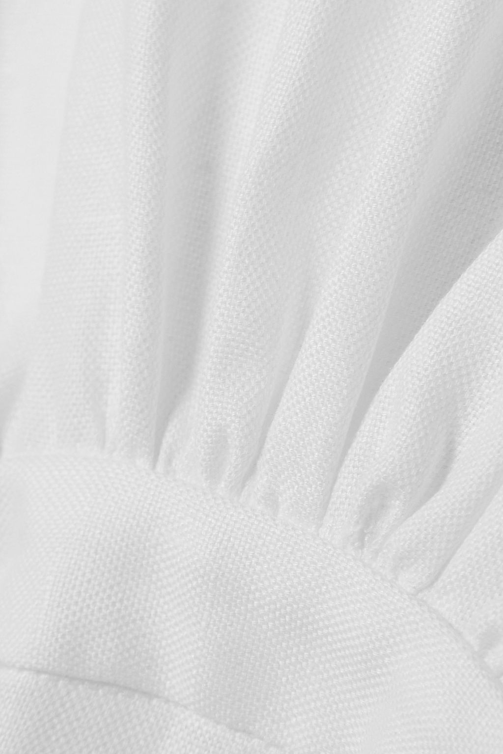BONDI BORN Belize cutout linen-gauze maxi dress