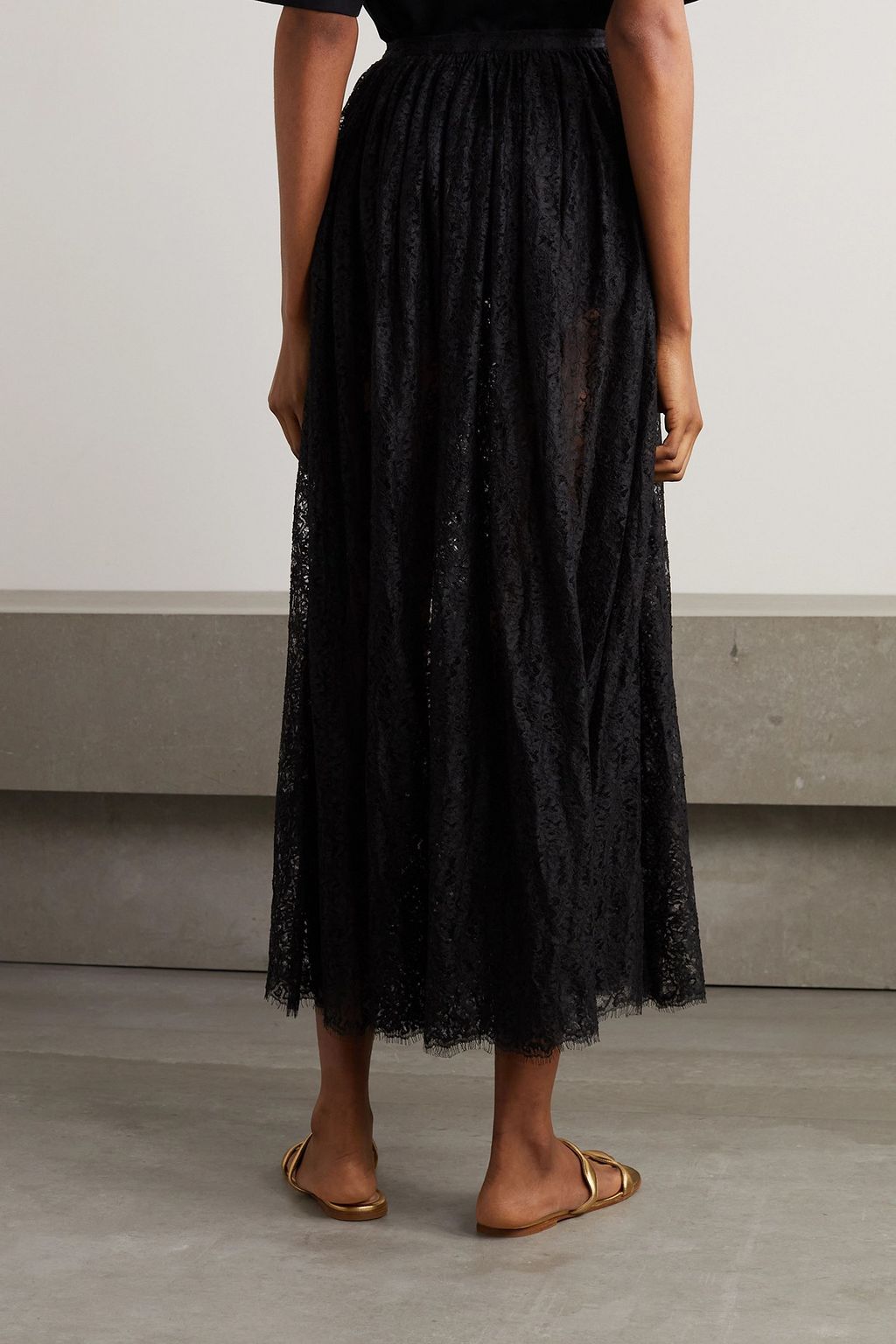 CORTANA Laure lace maxi skirt