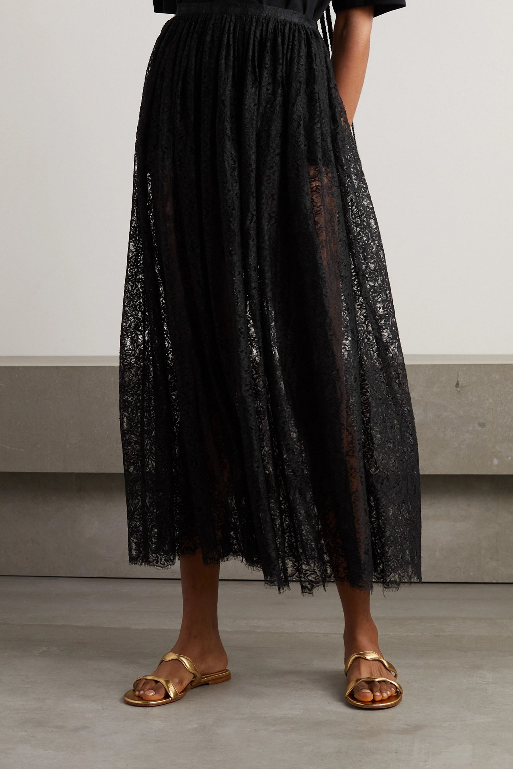 Cortana Laure lace maxi skirt