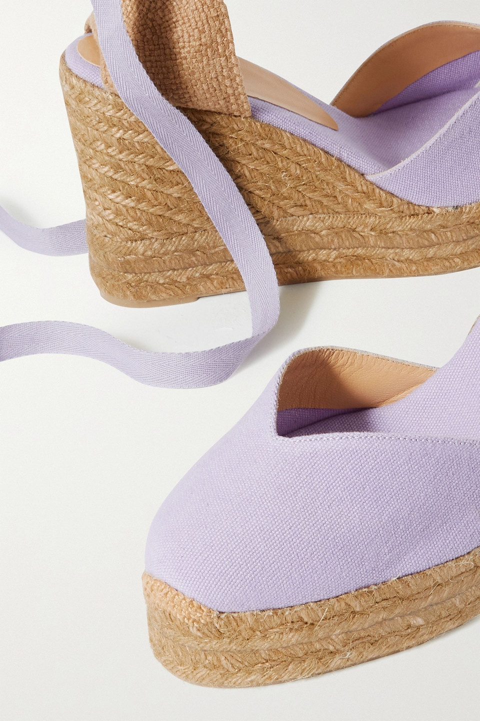 Chiara 80 canvas wedge espadrilles 2025