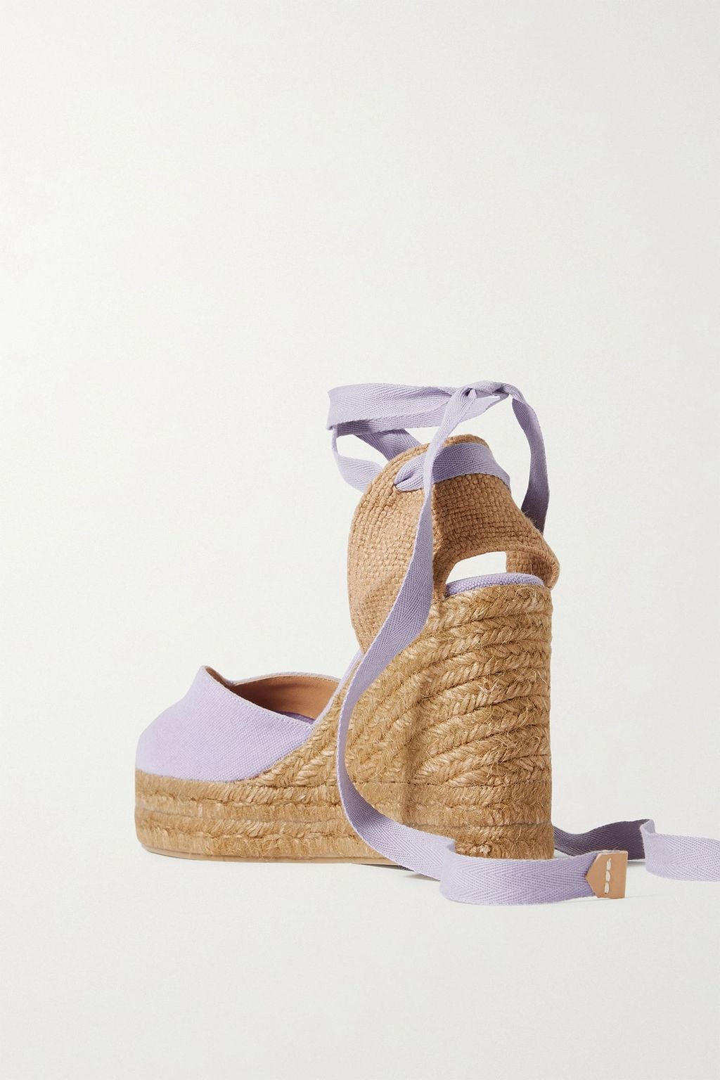 CASTAÑER Chiara 80 canvas wedge espadrilles