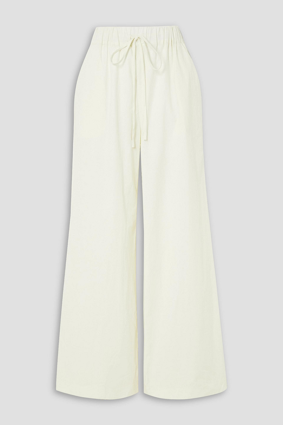 BONDI BORN PORTICI COTTON WIDE-LEG PANTS 