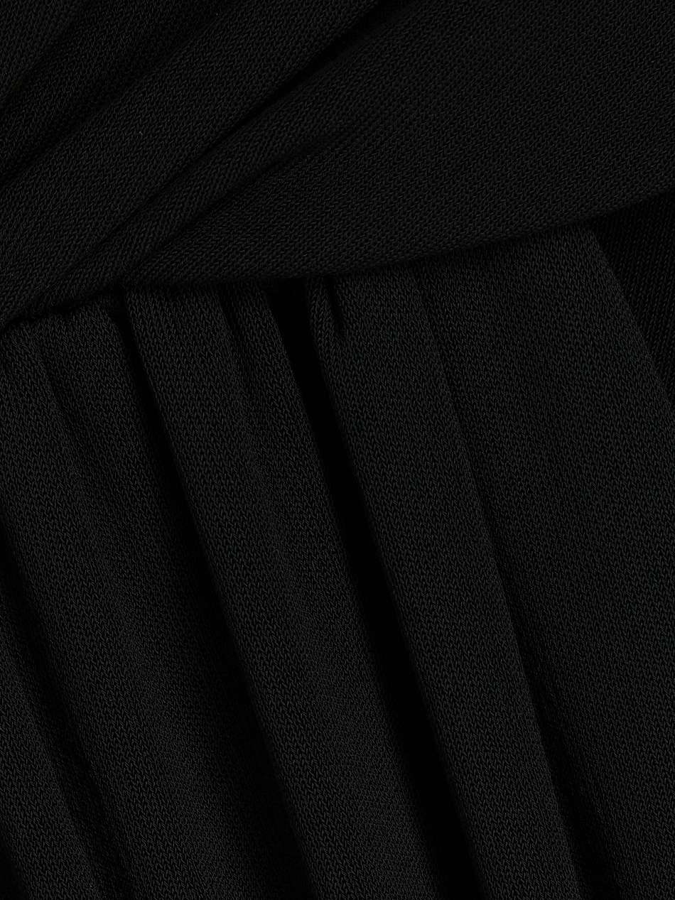 cutout jersey midi dress