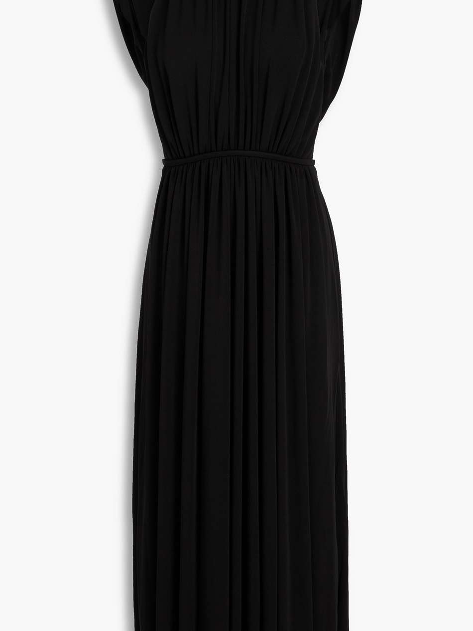 cutout jersey midi dress