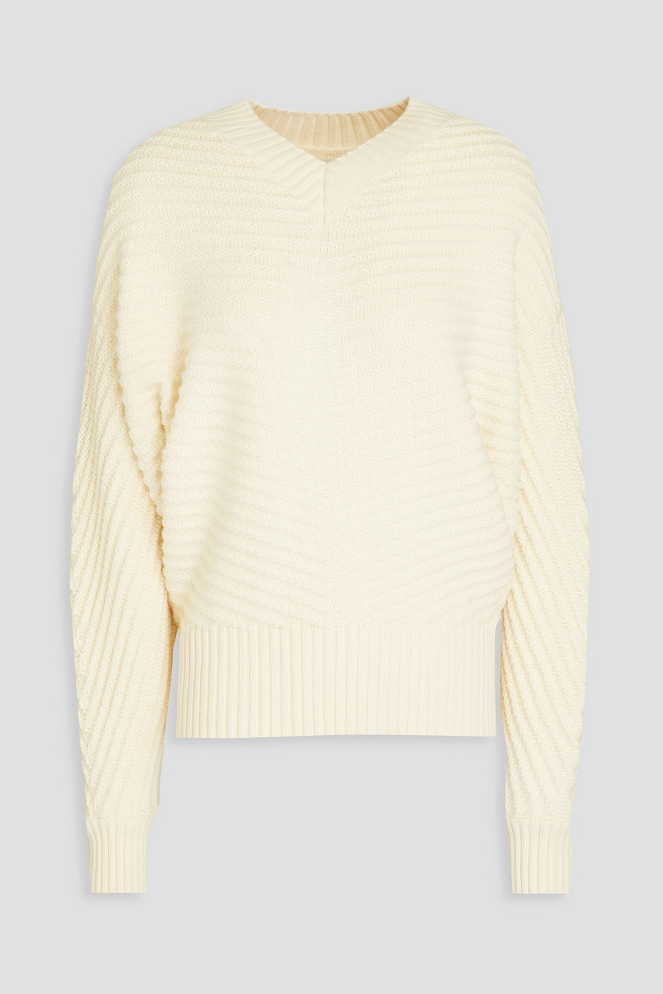 Ribbed wool sweater