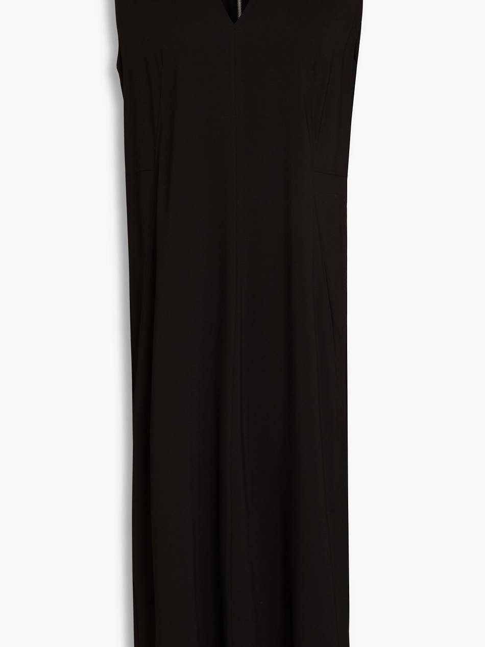 crepe midi dress