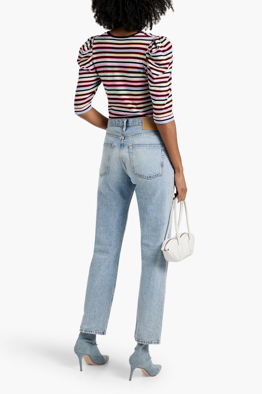 COTTON BY AUTUMN CASHMERE Striped cotton top