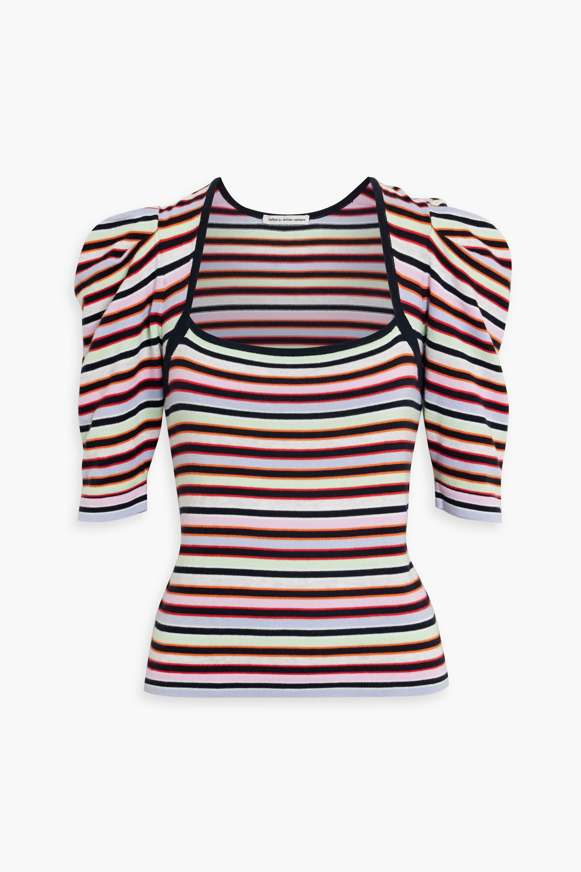 COTTON BY AUTUMN CASHMERE Striped cotton top thumbnail