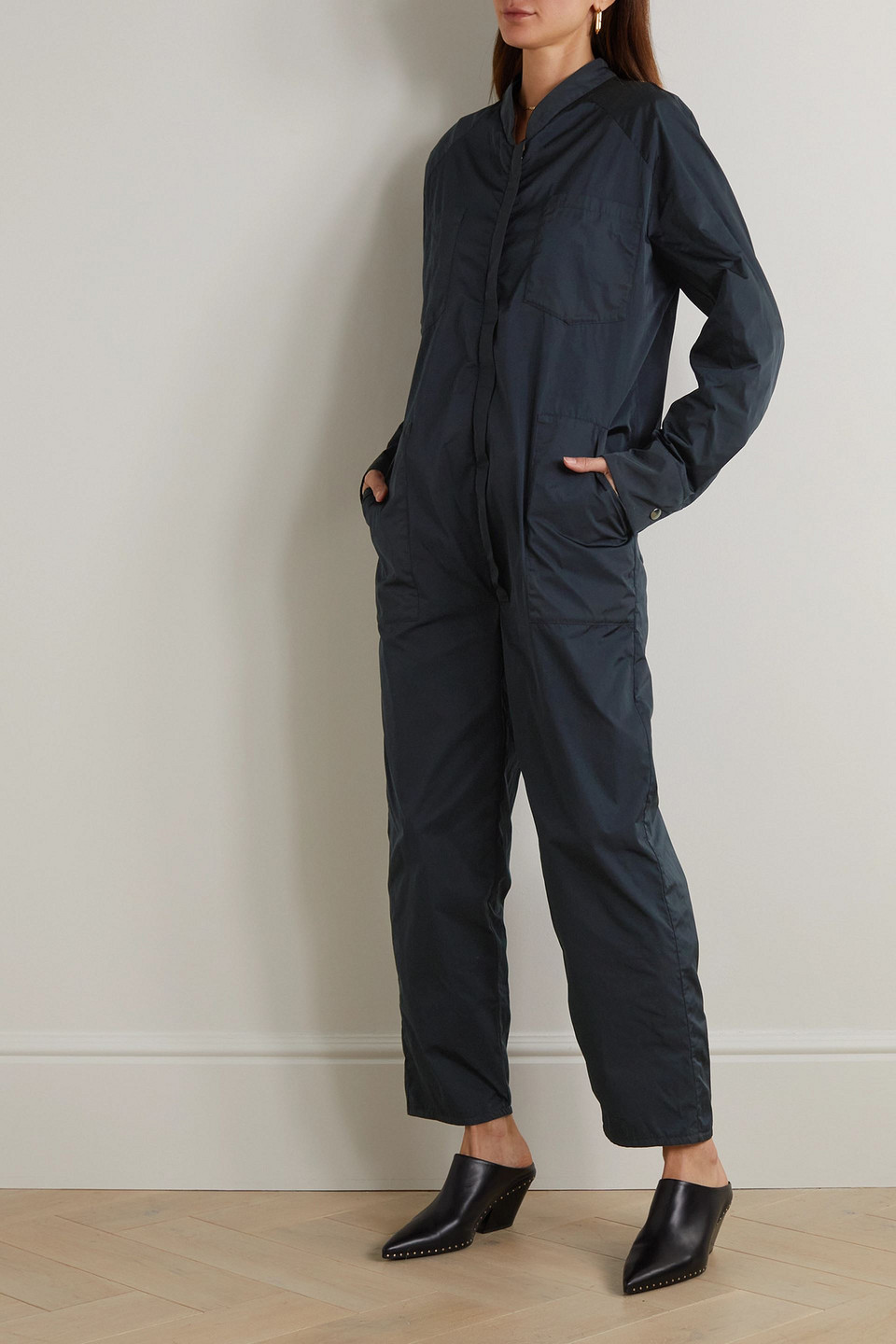 KASSL EDITIONS TAFFETA JUMPSUIT 