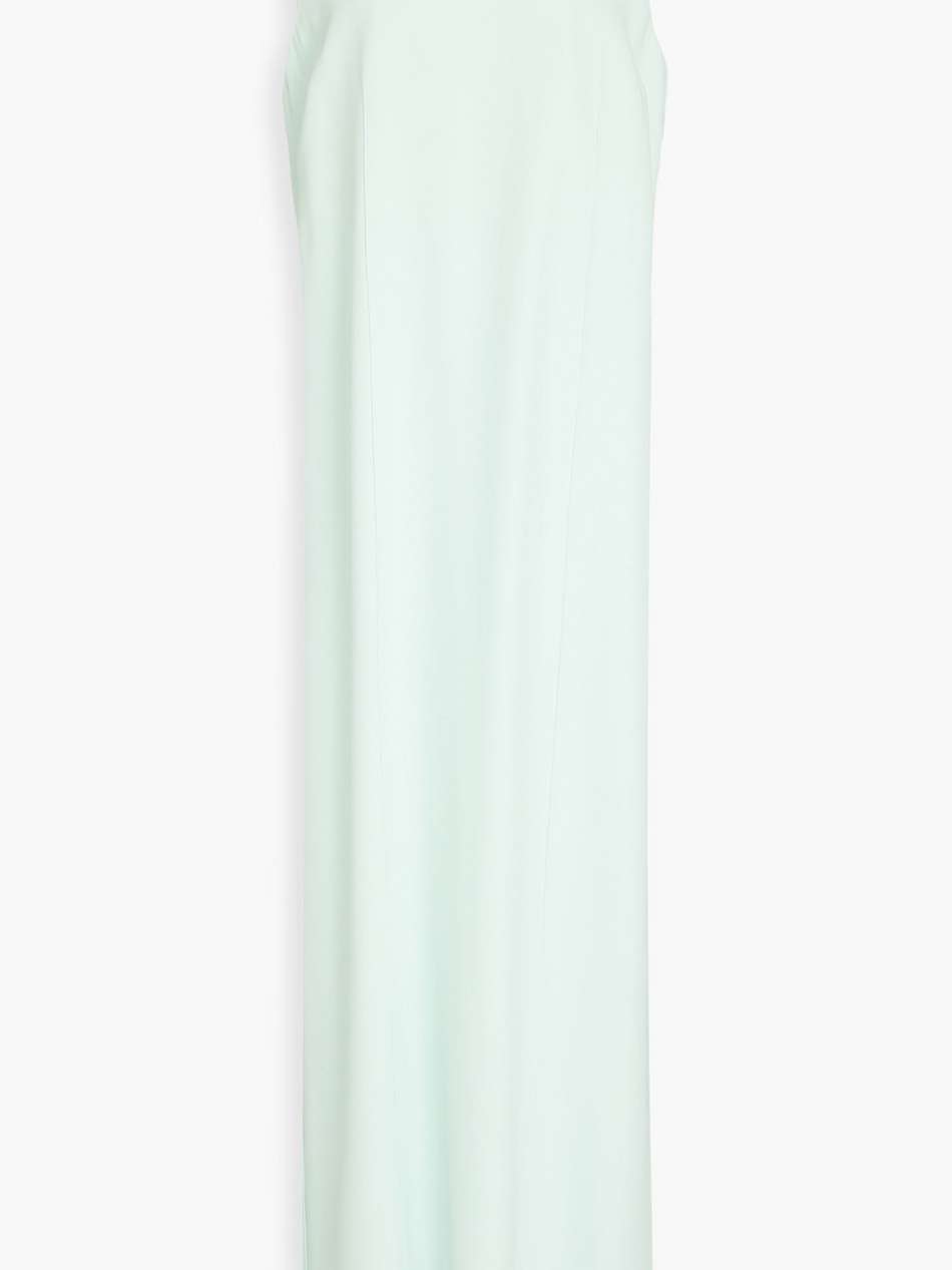 crepe maxi dress