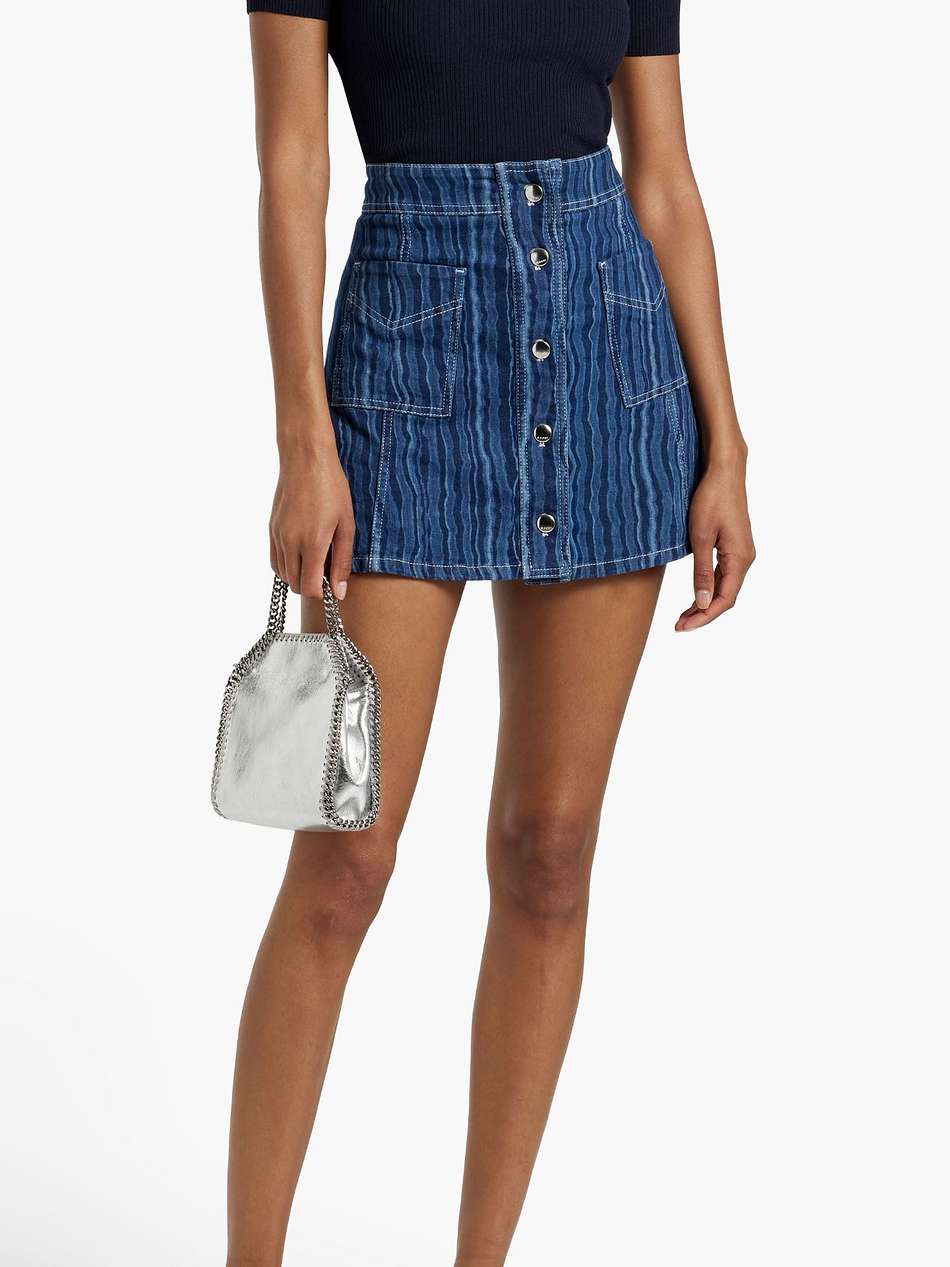 cutout ribbed-knit top