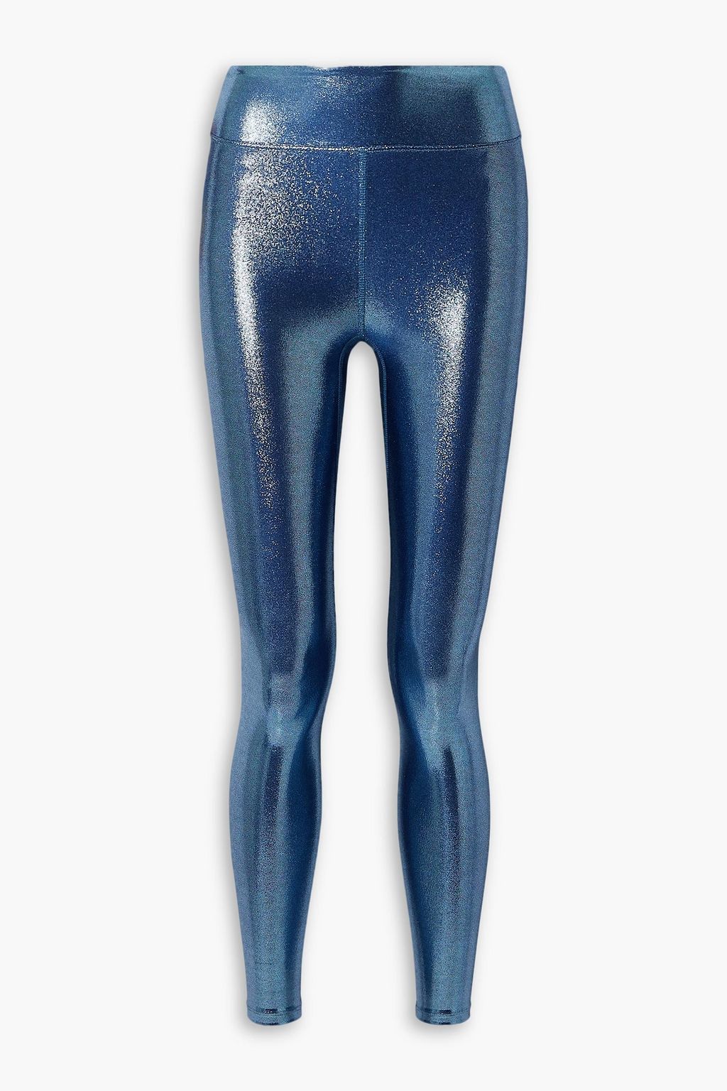 Marvel metallic stretch leggings light blue XS