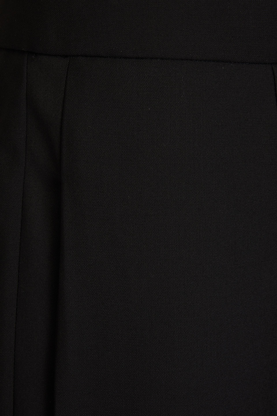 Another Tomorrow Wool Tapered Pants In Black