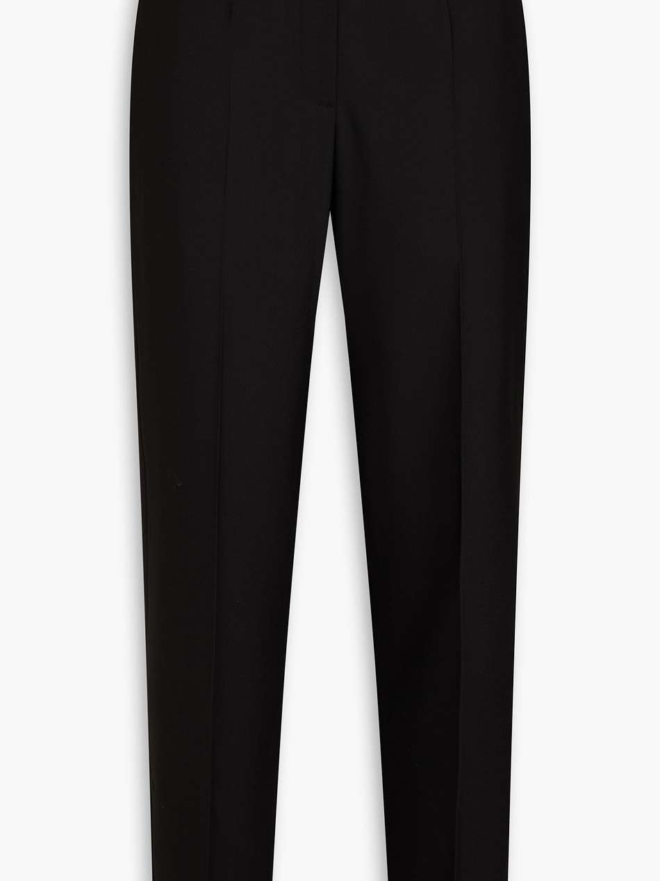 wool tapered pants