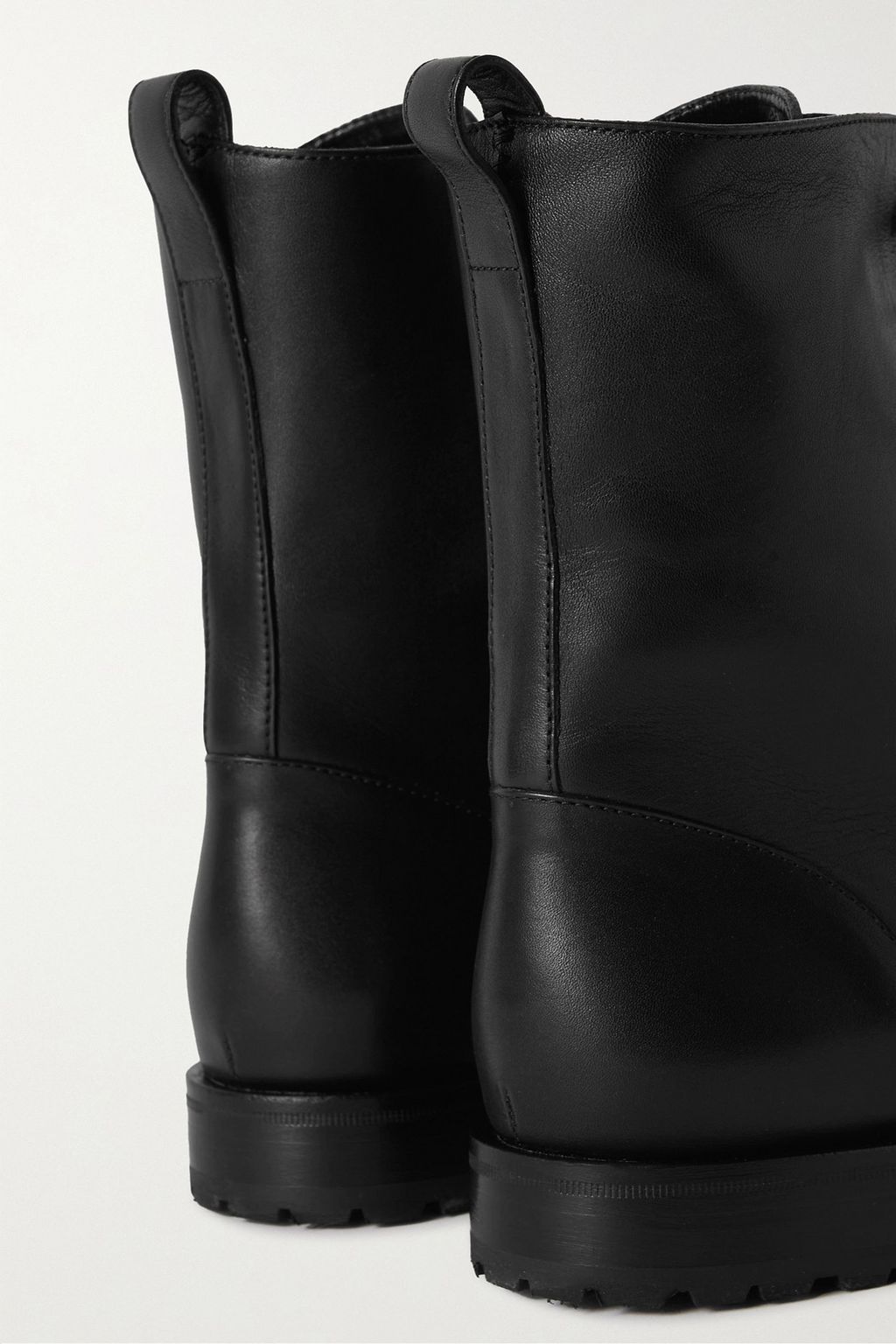 MANOLO BLAHNIK Planigia leather ankle boots