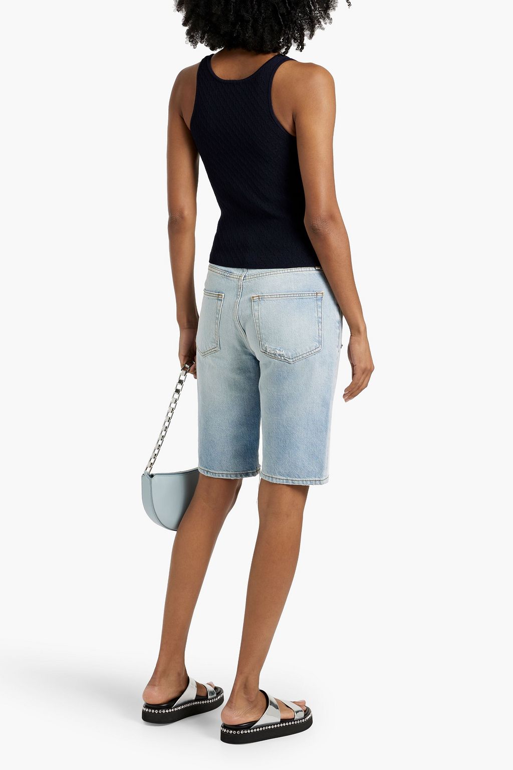 AUTUMN CASHMERE Cable-knit tank