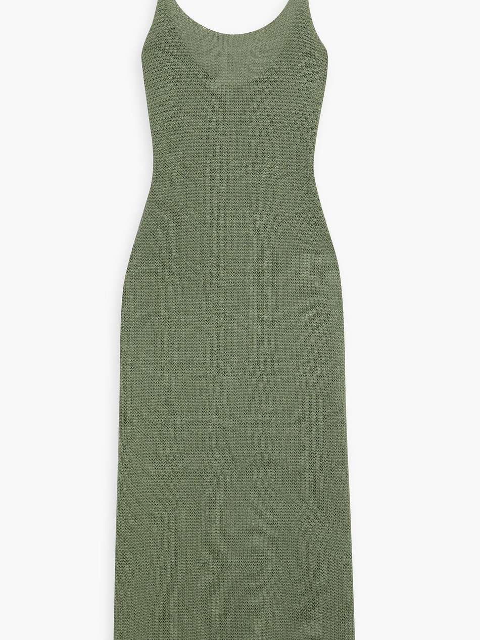 linen midi dress