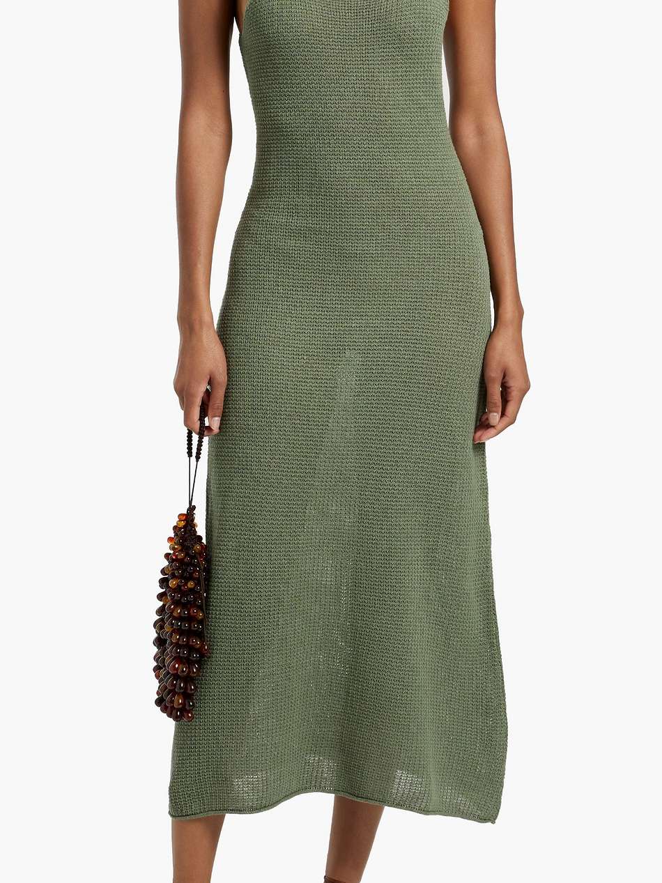 linen midi dress