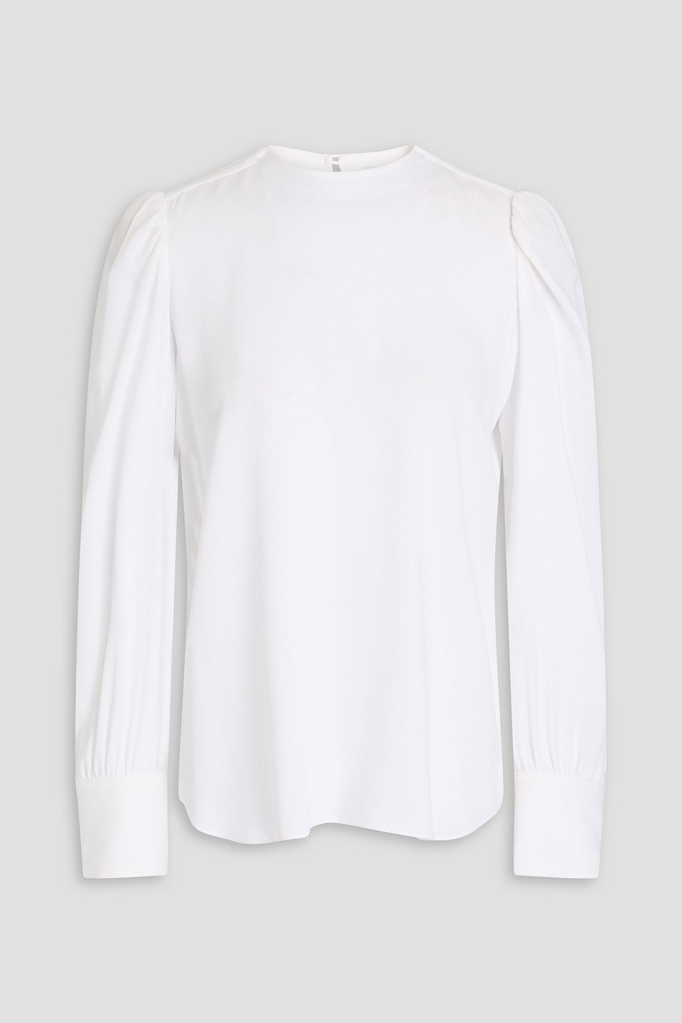 Stretch-crepe blouse