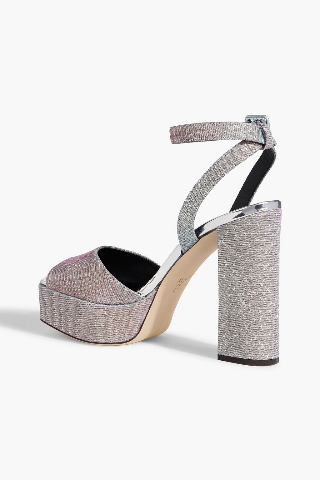 GIUSEPPE ZANOTTI Blasvegas lamé platform sandals