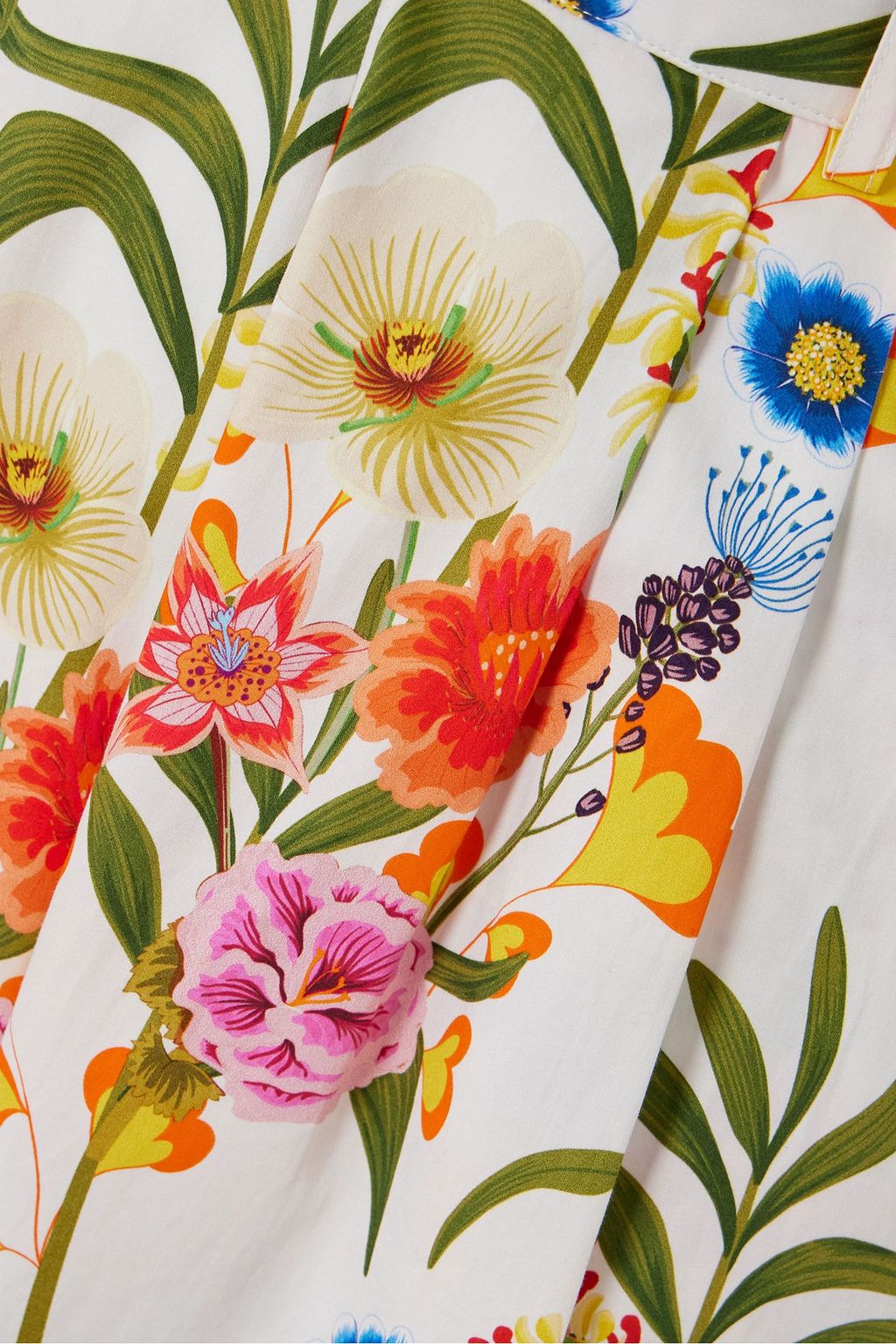 BORGO DE NOR Melia Hose mit weitem Bein aus Baumwolle mit Blumenprint