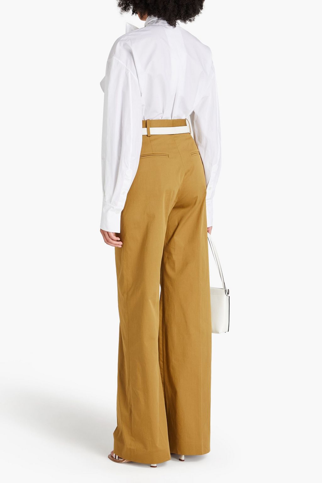 ANOTHER TOMORROW Cotton-poplin blouse