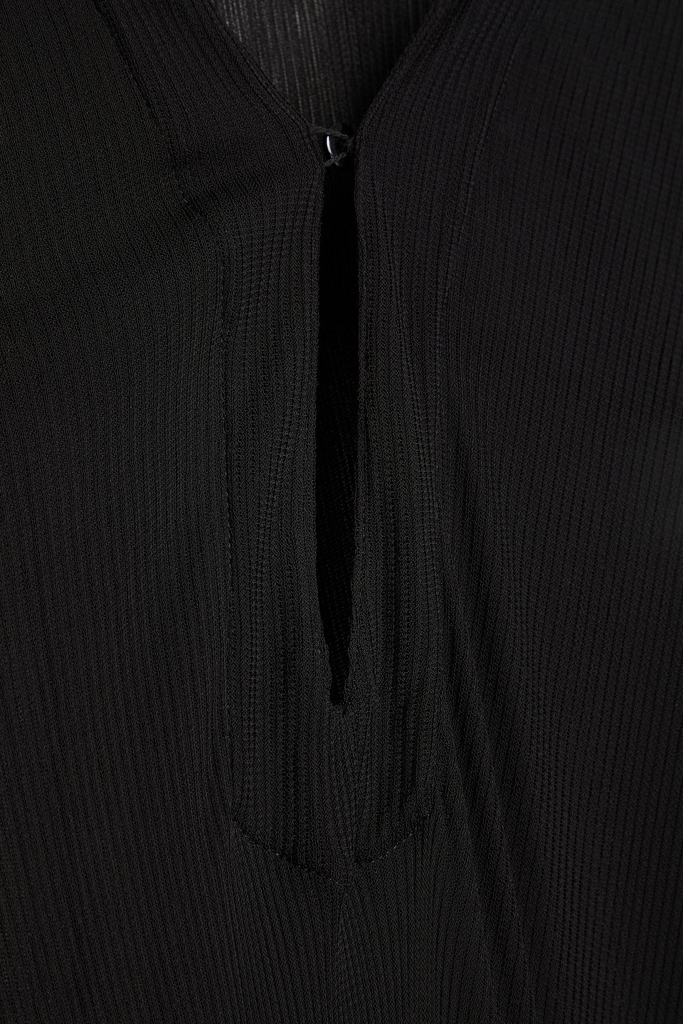 Bite Studios Ribbed Jersey Tunic In Black