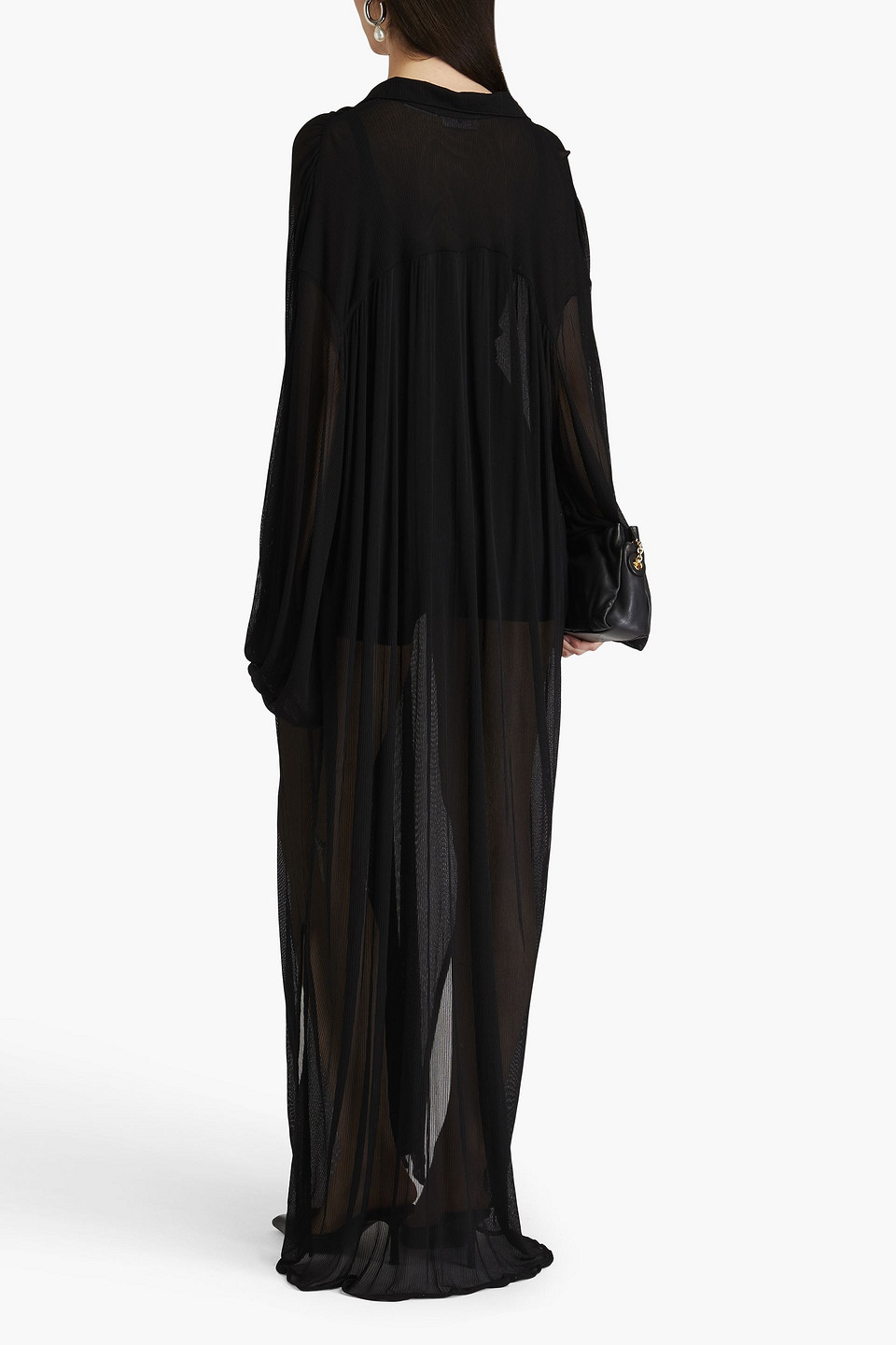 Bite Studios Ribbed Jersey Tunic In Black
