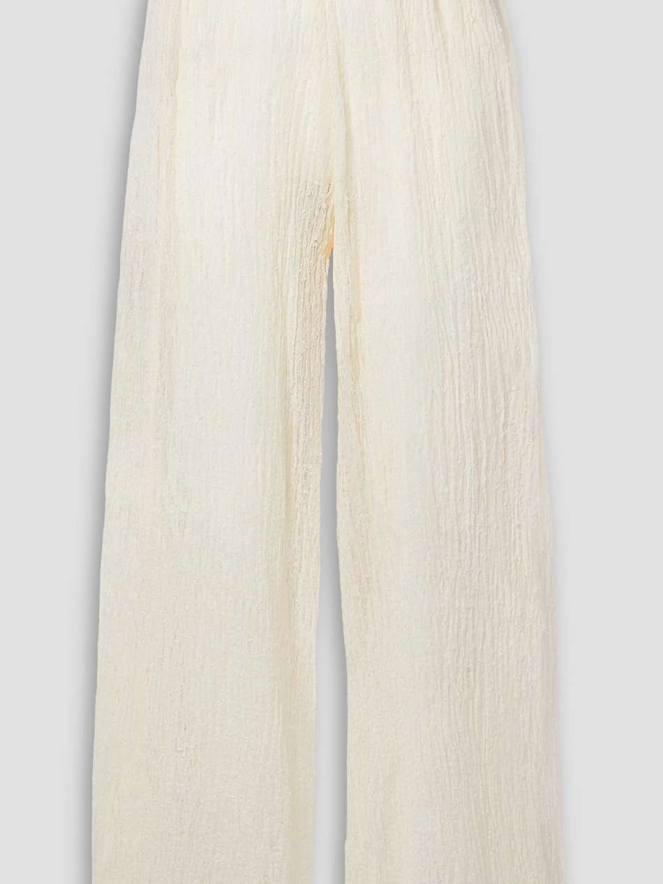 cala linen and cotton-blend wide-leg pants