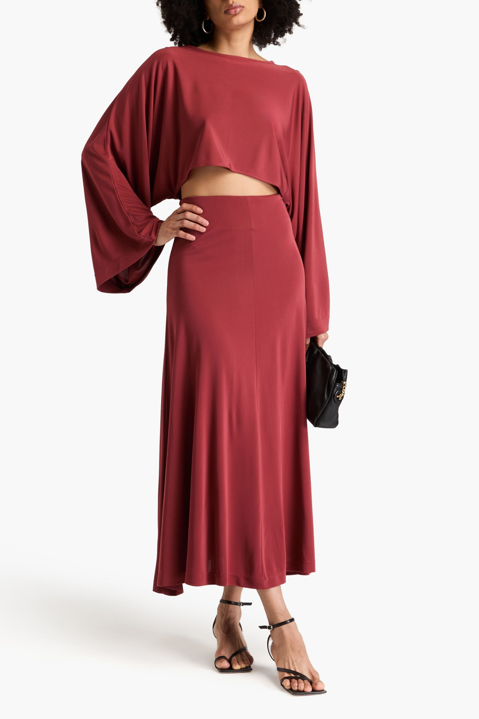 BITE STUDIOS Movere cropped stretch-jersey top