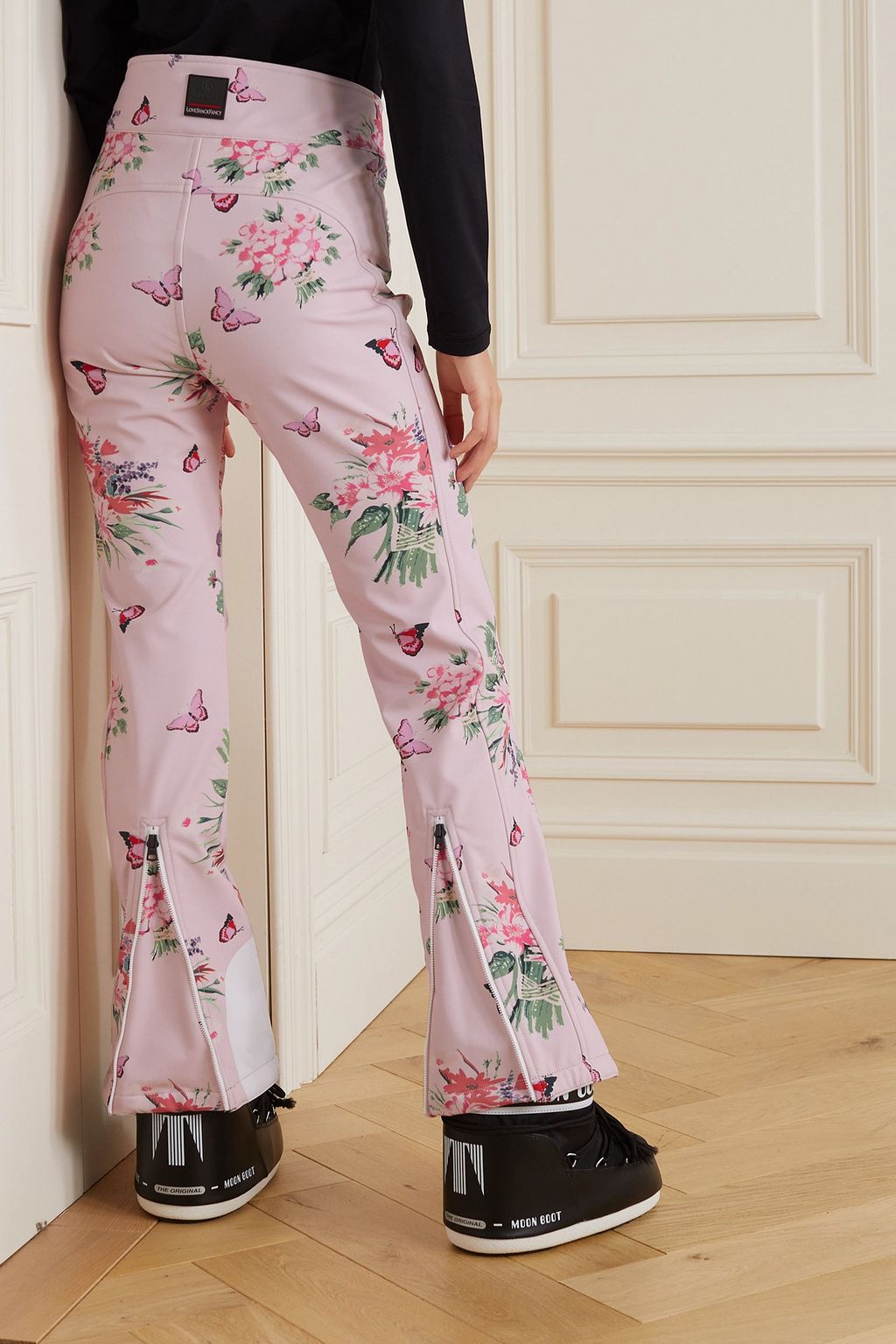 BOGNER FIRE + ICE X LOVESHACKFANCY Ireen floral-print bootcut ski pants
