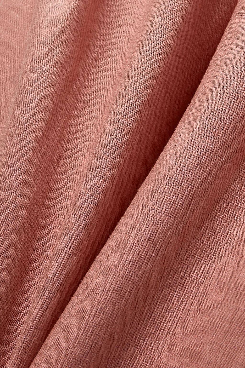 MIGUELINA River pleated linen and cotton-blend wide-leg pants