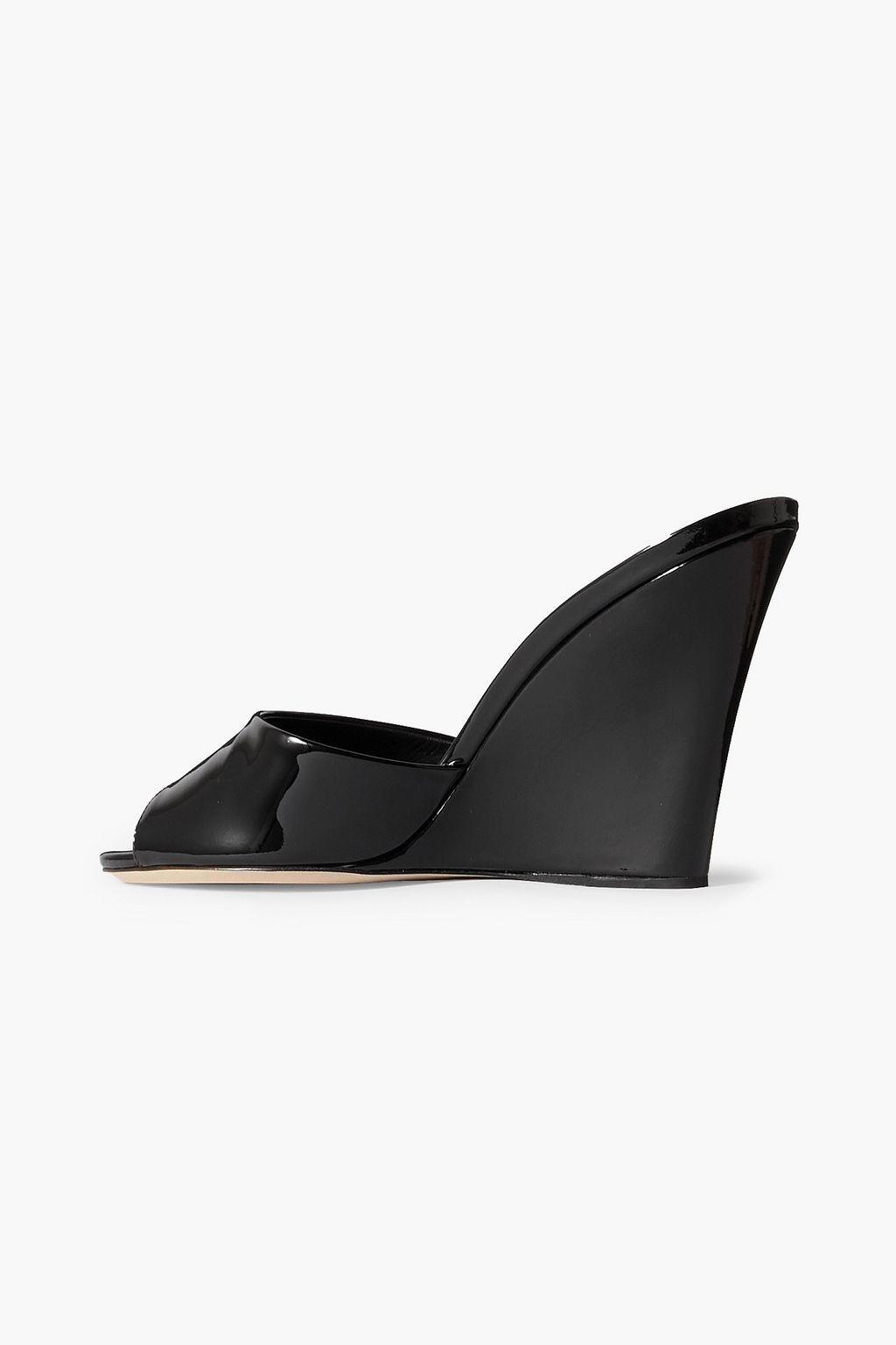 PARIS TEXAS Wanda patent-leather wedge mules