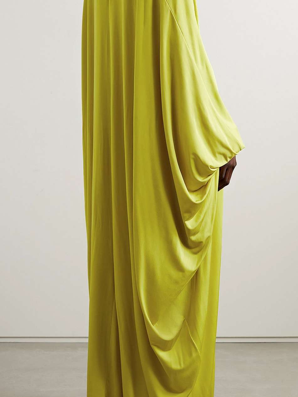 stretch-jersey gown