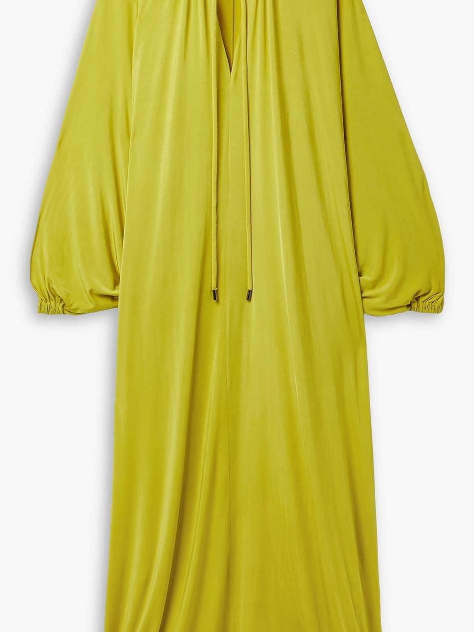 stretch-jersey gown