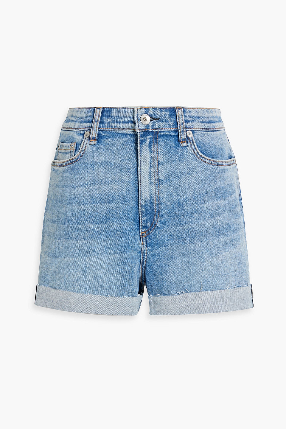 Rag & Bone Nina Denim Shorts In Light Denim