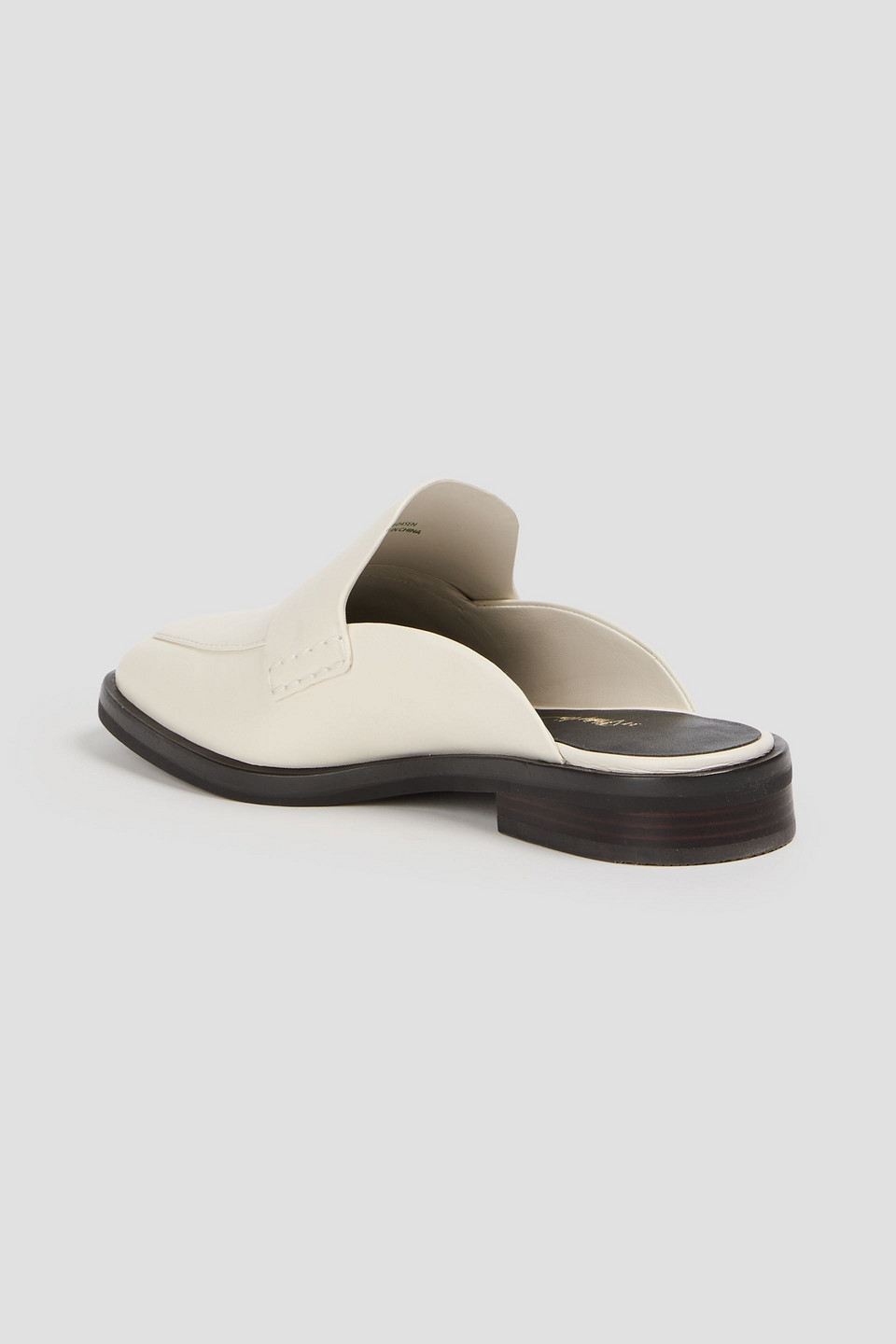 3.1 Phillip Lim Alexa Leather Slippers In Off-white