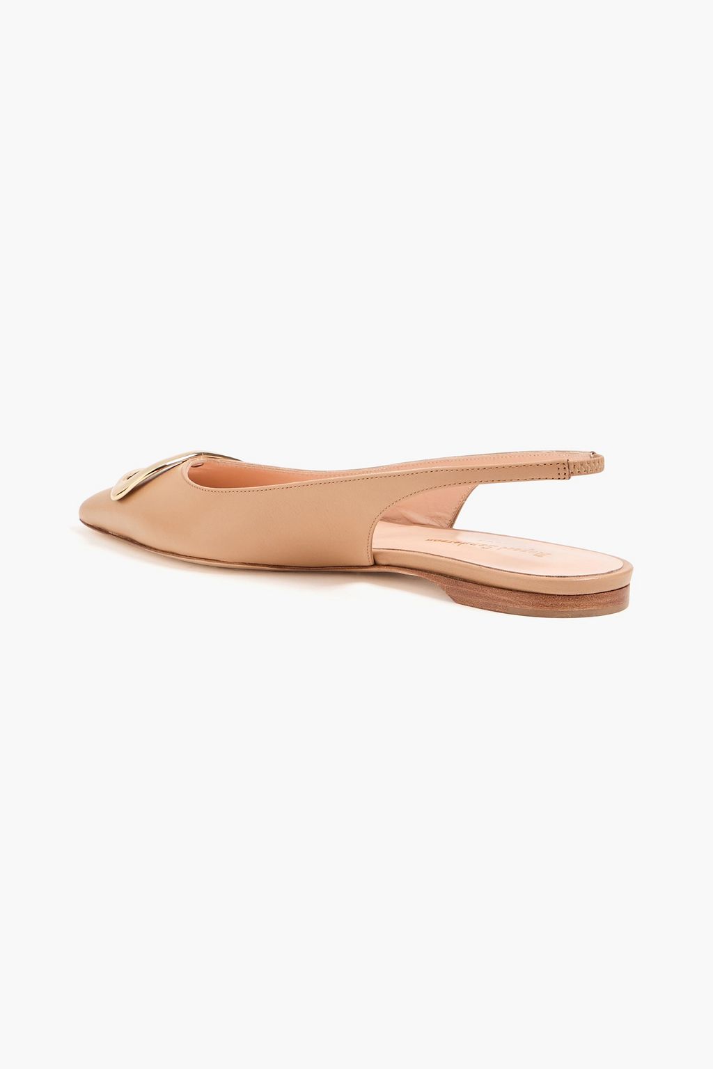 RUPERT SANDERSON Faro レザー スリングバック ポインテッドトゥ フラットシューズ