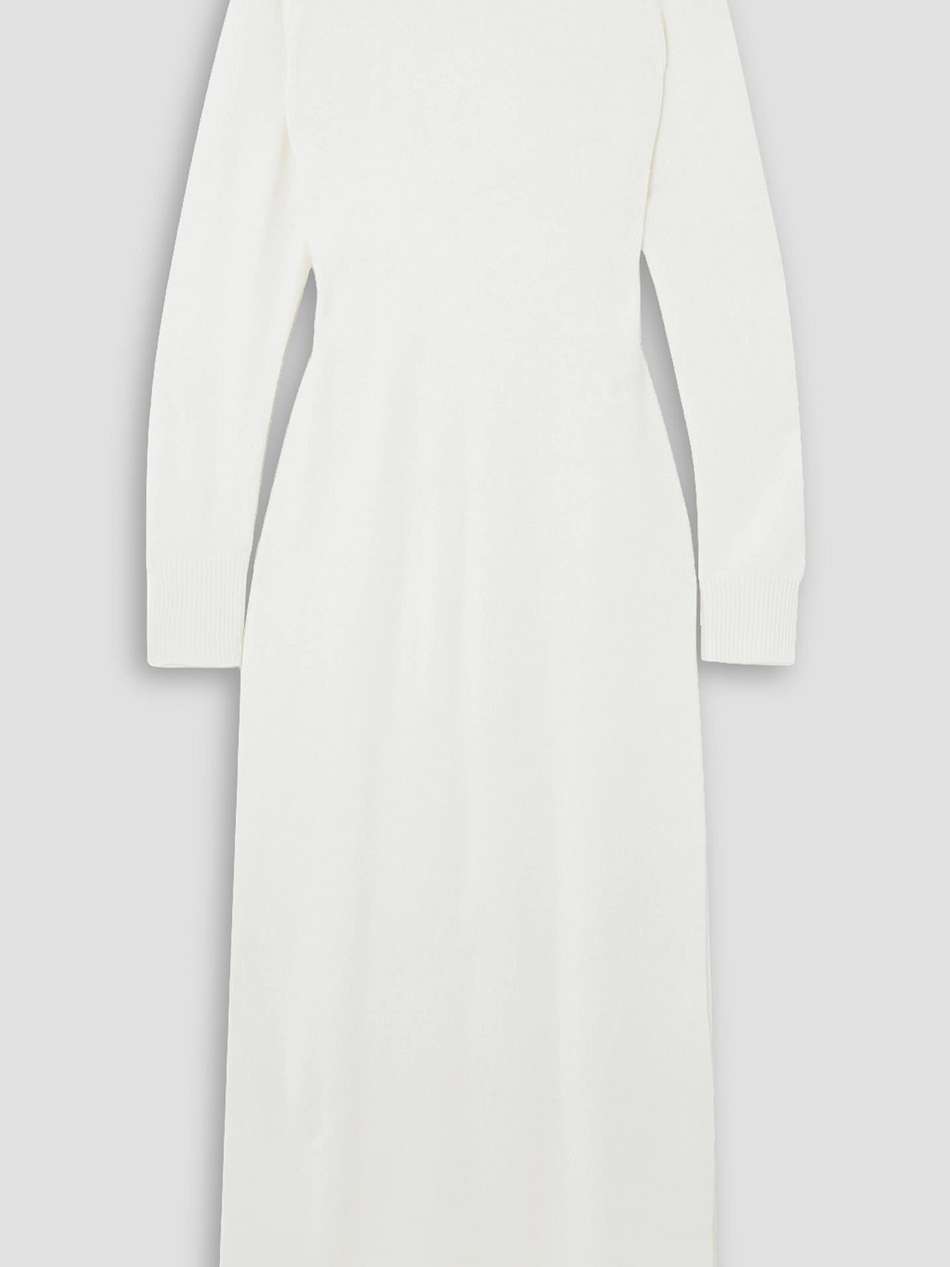 embellished merino wool and cashmere-blend maxi dress