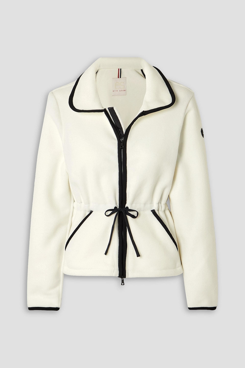 Erin Snow Picabo Fleece Ski Jacket In White