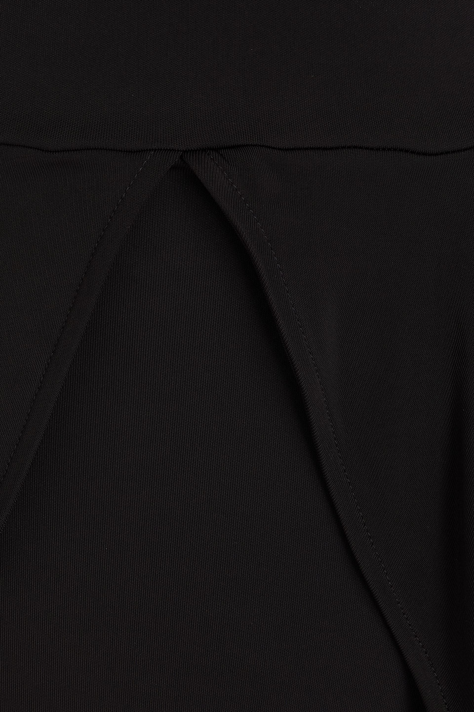 Bite Studios Petal Jersey Peplum Maxi Dress In Black